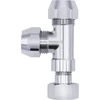 Varioan 10360 3/8" žalvarinis T-formos jungiklis, chromuotas