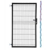 Varteliai 170cm juodi Panel Ral9005 tvoros 173cm