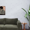 Varypaper tapetai balti fototapetai rožė 40 cm x 200 cm lipni plėvelė baldams matinė dekoratyvinė plėvelė baldų plėvelė lipni baldų plėvelė raštas modernūs tapetai svetainė miegamasis