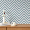 Varypaper tapetai dryžuoti mėlyni balti modernūs lipnūs tapetai lipni siena 44,5 cm x 200 cm lipni plėvelė raštuota lipni plėvelė baldams geometriniai tapetai svetainės miegamasis