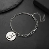 Vassago Islamiška apyrankė Allah arabiški bangle tipo apyrankės moterims vyrams islamas musulmonų arabiška kaligrafija grandinėlės apyrankė islamo eid islamiška arabiška dovana papuošalai