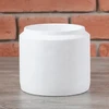 Vazonas Tang betoninis baltas diam. 15cm