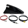 Vecys dab dab+ automobilinė antena "ryklio peleko" fm/am radijo antena signalo stiprintuvas sma į din kištuko jungtį automobilio stogo dab automobilinis skaitmeninis stereo radijas 5 m rg174 kabelis transporto priemonei automobilinis skaitmeninis fm/am ra