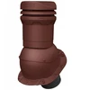 Vėdinimo kaminėlis 125mm, kaštoninis (ral 3009) kanalizacijai