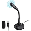 Veetop Usb Mikrofonas su Stovu, 360° Įrašymas, Triukšmo Slopinimas