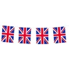 Vėliavėlės "union Jack", 10m, plastikinės girliandos Didžiosios Britanijos tema
