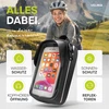 Velmia vandeniui atsparus dviračio rėmo krepšys – mobiliojo telefono laikiklis, idealus navigacijai – dviračio krepšys ant rėmo, dviračio mobiliojo telefono krepšys, dviračio priedai