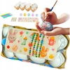 Velykiniai margučiai dažymui vaikams, dažai, lipdukai, rinkinys