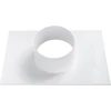 Vent Systems Ø100 mm ventiliacijos ortakio jungties flanšas tiesus ventiliacijos vamzdis plastikinis ortakio jungties plokštė vėsinimo šildymo ventiliacijos sistemai hvac 10 cm