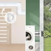 Vent Systems 100 mm ventiliacijos ortakių jungties flanšas, tiesus ventiliacijos vamzdis, plastikinis ortakių jungties plokštė vėsinimo, šildymo, vėdinimo sistemoms, hvac 10 cm