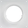 Vent Systems 100 mm ventiliacijos ortakių jungties flanšas, tiesus ventiliacijos vamzdis, plastikinis ortakių jungties plokštė vėsinimo, šildymo, vėdinimo sistemoms, hvac 10 cm