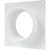 Vent Systems 100 mm ventiliacijos ortakių jungties flanšas, tiesus ventiliacijos vamzdis, plastikinis ortakių jungties plokštė vėsinimo, šildymo, vėdinimo sistemoms, hvac 10 cm