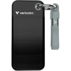 Verbatim Pocket Ssd, 1 Tb išorinis kietasis diskas, nešiojamas Ssd Usb 3.2 Gen 2, skirtas Mac, Pc ir žaidimų konsolei, juodas/pilkas