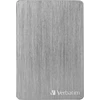 Verbatim Store 'n' Go Aliuminio Slim 1tb sidabrinis išorinis kietasis diskas Usb 3.2 Gen 1 išorinis kietasis diskas aliuminio kietasis diskas, skirtas Windows & Mac Os X nešiojamasis kietasis diskas Usb kietasis diskas