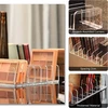 Vfandv kosmetikos organizatorius, šešėliai, 2 dalių šešėlių organizatorius su 7 skyreliais, kosmetikos organizatorius, 2 dydžių, organizatorius, šešėlių laikiklis spintelėms, kosmetiniam staliukui, praustuvui, skaidrus