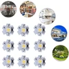 Viagasafamido lempos karoliukai, 25 vnt. axd-1w-5v led lustai, 5v lustinė lemputė, 200lm 1w didelės galios lempos karoliukai skirti "pasidaryk pats" apšvietimo įrenginiams, 3d sienų panelės (natūrali šviesa)