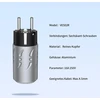 Viborg Ve502r+vf502r aukštos klasės schuko kištukas ir hifi iec kištukas (gryno vario, padengtas rodžiu)