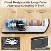 Vicloon 2 pakopų elektrinis peilių galąstuvas, įkraunamas usb peilių galąstuvas stambiam ir smulkiam galandimui, neslystantis pagrindas, idealus virtuviniams peiliams, žirklėms ir kitų tipų dažniausiai naudojamiems peiliams