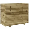 Vidaxl Sodo gėlių dėžė, 90x40x72,5 cm, impregnuota pušies mediena