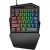 Vienos rankos žaidimų klaviatūra su Rgb apšvietimu