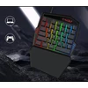 Vienos rankos žaidimų klaviatūra su Rgb apšvietimu
