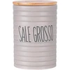 Villa D'este Home Tivoli druska rupi 750 ml indelis su keraminiu dangteliu, bambuko formos