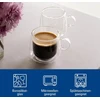 Villeroy & Boch Artesano Hot & Cold Beverages kavos stiklinės, stiklinių rinkinys iš 2, dvigubų sienelių stiklinės šaltiems ir karštiems gėrimams, 180 ml, borosilikatinis stiklas, galima plauti indaplovėje, galima naudoti mikrobangų krosnelėje