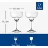 Villeroy & Boch Purismo Martini taurių rinkinys, 2 vnt., skaidrus, galima plauti indaplovėje, kokteilinės taurės, ilgo gėrimo taurės, kokteilių taurės, krištolinio stiklo taurė