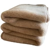 Vilnonis pledas Camel Cappuccino 140x200 – natūrali kupranugario vilna
