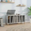 Vinilinė plokštelė Vinilinių plokštelių spintelė, betono, 100x38x48cm, mediena