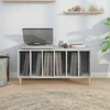 Vinilinė plokštelė Vinilinių plokštelių spintelė, betono, 100x38x48cm, mediena
