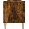 Vinilinė plokštelė Vinilinių plokštelių spintelė, dūminė, 100x38x48cm, mediena