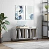 Vinilinė plokštelė Vinilinių plokštelių spintelė, pilka, 100x38x48cm, mediena