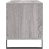 Vinilinė plokštelė Vinilinių plokštelių spintelė, pilka, 100x38x48cm, mediena