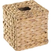 Vintiquewise Qi003631.sq kvadratinė servetėlių dėžutė, rudas vandens hiacintas