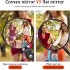 Vintoney galinio vaizdo veidrodėlis dviračiui, elektrinio dviračio priedai, 1 pora universalių reguliuojamų 360° dviračio veidrodėlių, galinio vaizdo veidrodėlis dviračio vairui, skirtas elektriniams, plento, kalnų dviračiams ir kt.