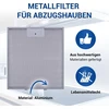 Vioks 2 x gartraukio filtras 305 x 267 x 9 mm, pakaitalas Aеg 405525042/9 Elica Gri0009219a Kit0010805 riebalų filtras metalinis - metalinis filtras gartraukiui Whirlpоol Elica Aеg Juno