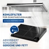 Vioks anglies filtras gartraukiui 195 x 139 mm, 4 vnt., pakaitalas Zanussi 902979355/2 Eff70 & aktyvintos anglies filtras gartraukiui