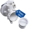 Vioks drenažo siurblys 25 W su siurblio galvute ir sieteliu, skirtas Beko Arcelik 2840941600 2840940200 2840941500 2880402000 skalbimo mašinos nuotekų siurblio pakeitimui - drenažo siurblys skalbimo mašinai