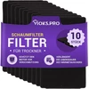 Vioks.pro 10x džiovyklės filtras 240 x 155 mm, skirtas Beko 2964840200, Beko džiovyklės filtras, Beko šilumos siurblio džiovyklės filtras, Beko Dh8534gx0 filtras