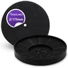 Vioks.pro anglies filtrų rinkinys, 2 vnt., aktyvintos anglies filtras 175 mm skersmens, pakaitalas Respekta Miz 0031 Miz0031 Pkm C04 Cf100 gartraukiui