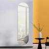 Viso kūno veidrodis sienoms, 4 dalių kvadratai + arkos akrilinis organinis stiklas montuojamas ant sienos, berėmis, makiažui, didelis ilgas veidrodis treniruotėms namuose, 30 x 30 cm