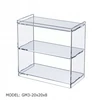 Vitrina 20x20x8 iš 3mm plexi, lentyna ekspozicijai