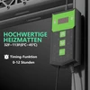 Vivoverdant šildymo kilimėlis augalams su termostatu ir laikmačio funkcija sėklų daiginimui ir kaip šildymo kilimėlis naminiams gyvūnams, veisimo šildymo kilimėlis ir amfibijų kilimėlis, 54 x 27 cm, 27 W
