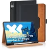 Vkooer dėklas, skirtas Lenovo Tab P12 Pro 12.7 colių 2024 m. su rašiklio laikikliu, aukščiausios kokybės drobės apsauginis dėklas su automatiniu miego/pabudimo režimu, skirtas Lenovo Tab P12 Pro planšetiniam kompiuteriui, juodas