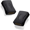 Vmojo 2 x Hdmi adapterio jungtis Hdmi moteriška į Hdmi moterišką A tipo Full Hd 1080p Hdr Arc didelės spartos su Ethernet paauksuotais kontaktais