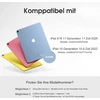 Vobafe dėklas su klaviatūra, skirtas ipad 11 10 kartos (2025/2022, 10.9/11 colių), magnetinė nuimama bluetooth klaviatūra su atnaujintu klavišų gaubtu, ipad a16 klaviatūra su rašiklio laikikliu, mėlyna
