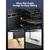 Voietolt Cat 8 Lan kabelis 20 m, 40 Gbps/2000 Mhz plokščias pintas tinklo kabelis Ethernet kabelis, S/ftp Rj45 gigabitinis pataisos kabelis, skirtas Ps4/5, modemui, maršrutizatoriui