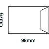 Vokai 98 x 67 mm, 80 gsm, maniliniai, su klijais - 100 vnt.