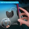 Volport 2 vnt. mobiliųjų telefonų laikiklis automobiliui, skirtas popsocket su 3m lipduku, silikoninis laisvų rankų įrangos telefono laikiklis automobiliui, skirtas prietaisų skydeliui ir priekiniam stiklui, suderinamas su išmaniaisiais telefonais, planše